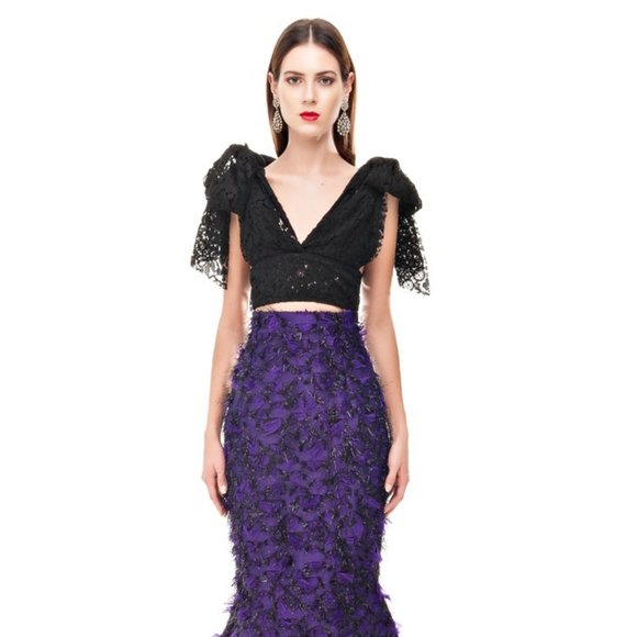 Bambah Black Lace Triangle Top - Picture 4 of 8